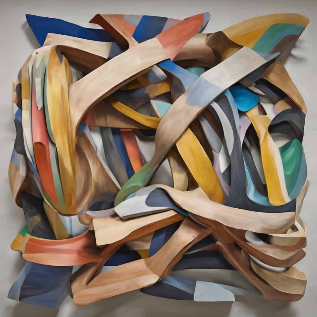 Συνθετικό αφιέρωμα στην Οπτική Μνήμη, τέχνη που αποτυπώνει το παρελθόν μέσω δημιουργικών χρωματισμών και σχημάτων.